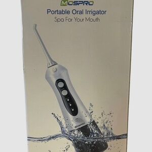 MOSPRO Portable Oral/Mouth Irrigator/Spa /Flosser, 3 Settings, NIB Quick Ship
